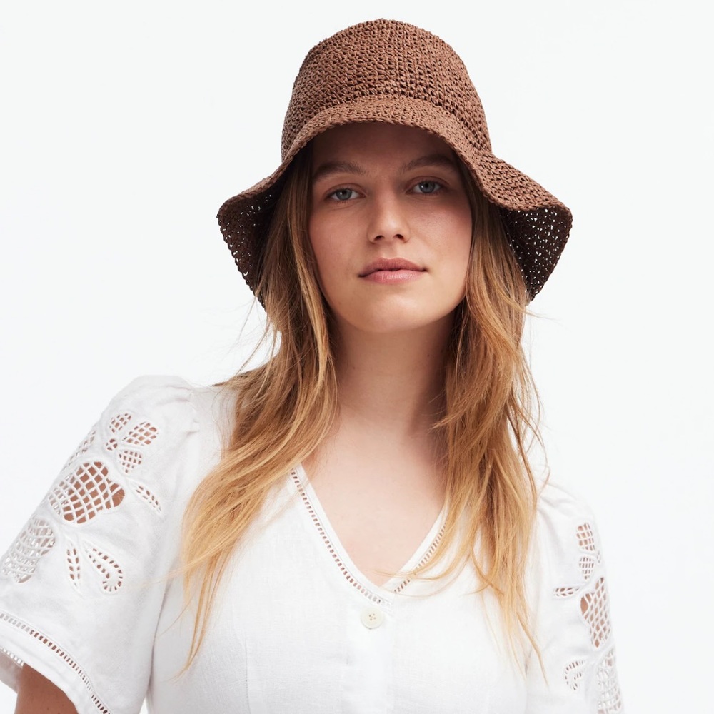 NWOT - Madewell Lantern Straw Hat - Picture 2 of 2